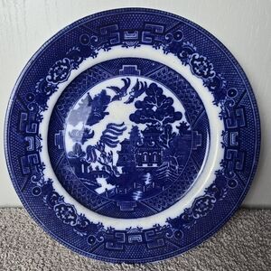 Antique Allertons England Blue Willow 9" Dinner Plate